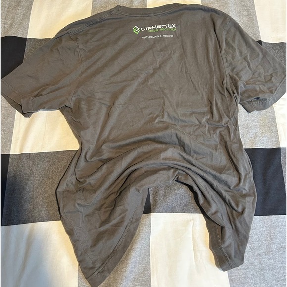 CipherTex C-130 usaf T Shirt Men's Size XL Gray military industrial complex - Picture 2 of 5